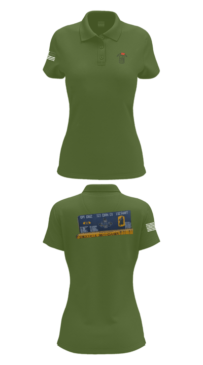 323 chem maint 12311738 Women's Short Sleeve Performance Polo  - 55