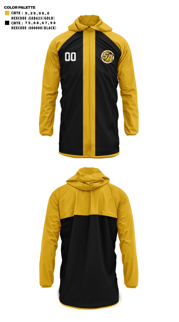 Windbreaker, Saint Anthony's High School Soccer, Women's Soccer, Teamtime, Team time, sublimation, custom sports apparel, team uniforms, spirit wear, spiritwear, sports uniforms, custom shirts, team store, custom team store, fundraiser sports, apparel fundraiser