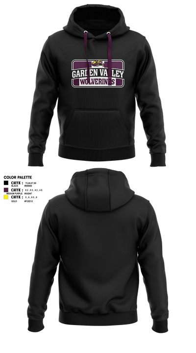 Garden Valley Wolverines 38799509 Hoodie - 2