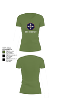 909th HR Company 6800651 Women's Short Sleeve V-neck Shirt - 44
