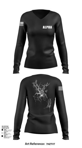Womens Long Sleeve Vneck Shirt, Alpha, Air Force, Teamtime, Team time, sublimation, custom sports apparel, team uniforms, spirit wear, spiritwear, sports uniforms, custom shirts, team store, custom team store, fundraiser sports, apparel fundraiser
