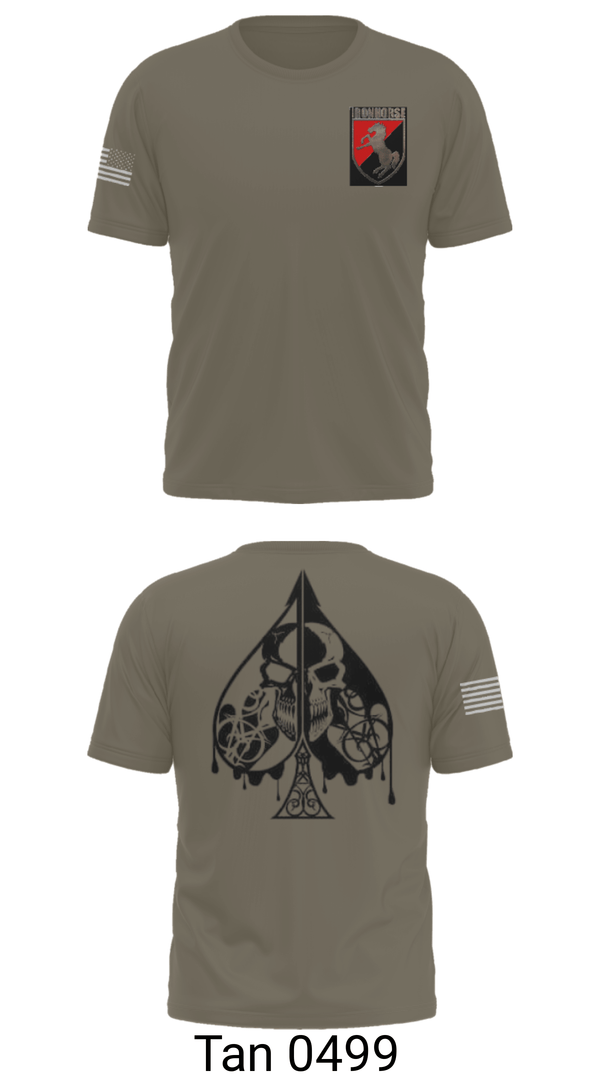 Short Sleeve Performance Shirt, Dealer Company, 1/11 ACR, Army, Teamtime, Team time, sublimation, custom sports apparel, team uniforms, spirit wear, spiritwear, sports uniforms, custom shirts, team store, custom team store, fundraiser sports, apparel fundraiser