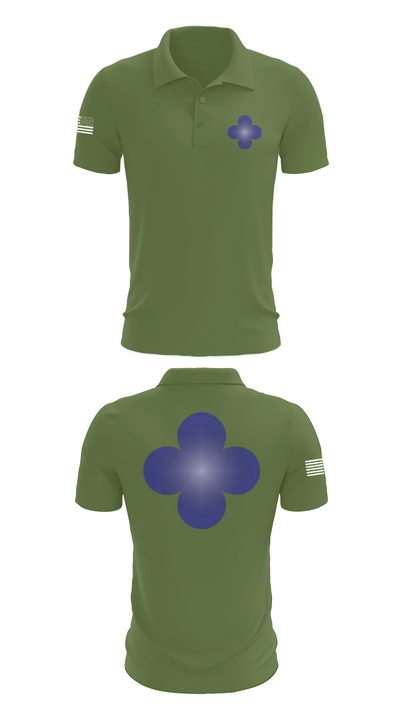 338th Army Band 31554965 Short Sleeve Performance Polo - 47