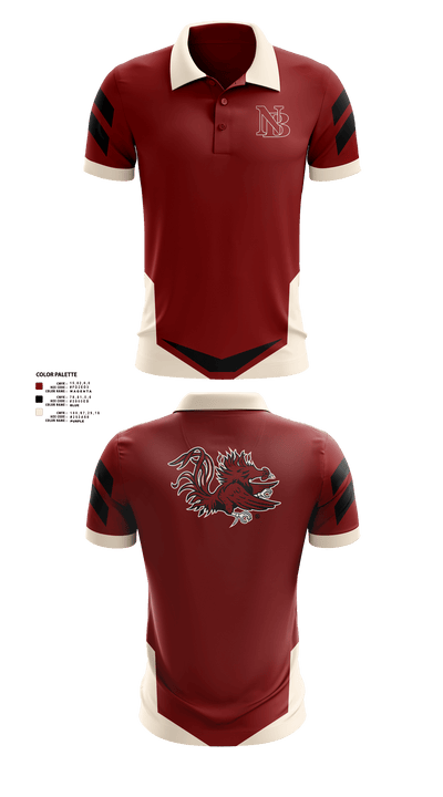New Brockton High School 56621565 Short Sleeve Performance Polo - 1