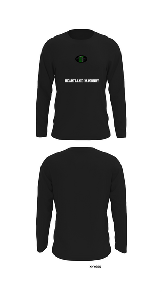 Long Sleeve Performance Shirt, Heartland masonry, , Teamtime, Team time, sublimation, custom sports apparel, team uniforms, spirit wear, spiritwear, sports uniforms, custom shirts, team store, custom team store, fundraiser sports, apparel fundraiser