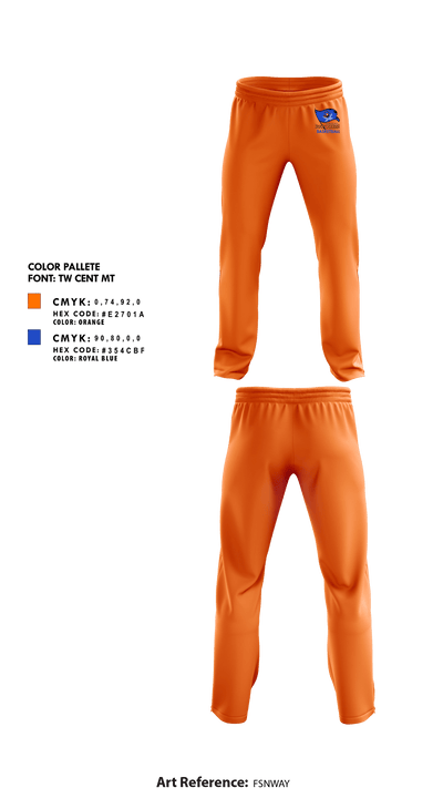 Branford High School Basketball 84333639 Sweatpants - 1