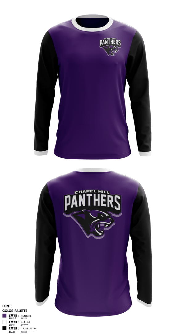 Long Sleeve Performance Shirt, Chapel Hill High School Wrestling, Wrestling, Teamtime, Team time, sublimation, custom sports apparel, team uniforms, spirit wear, spiritwear, sports uniforms, custom shirts, team store, custom team store, fundraiser sports, apparel fundraiser