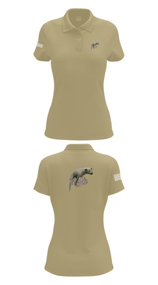 Women's Short Sleeve Performance Polo, 515th Transportation Company, Army, Teamtime, Team time, sublimation, custom sports apparel, team uniforms, spirit wear, spiritwear, sports uniforms, custom shirts, team store, custom team store, fundraiser sports, apparel fundraiser