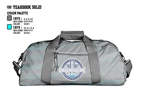 Duffle Bag, Ray piping solutions LLC, , Teamtime, Team time, sublimation, custom sports apparel, team uniforms, spirit wear, spiritwear, sports uniforms, custom shirts, team store, custom team store, fundraiser sports, apparel fundraiser