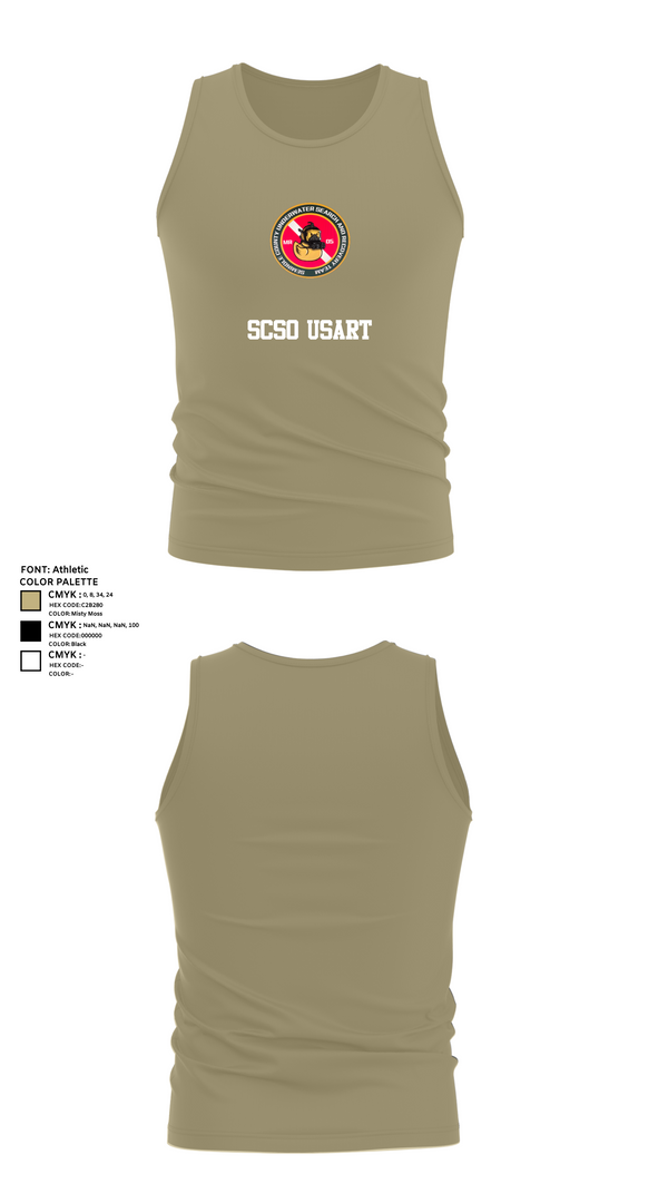 Tank Top, SCSO USART, , Teamtime, Team time, sublimation, custom sports apparel, team uniforms, spirit wear, spiritwear, sports uniforms, custom shirts, team store, custom team store, fundraiser sports, apparel fundraiser