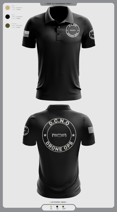 D.C.N.O 91339964 Short Sleeve Performance Polo - 2