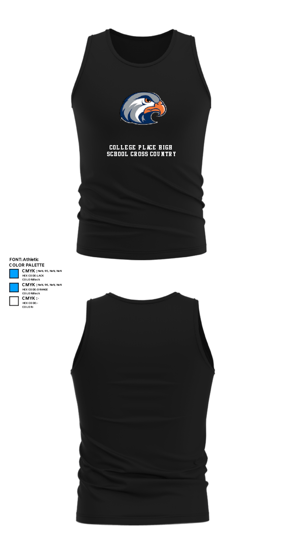 Tank Top, College Place High School Cross Country, Cross Country, Teamtime, Team time, sublimation, custom sports apparel, team uniforms, spirit wear, spiritwear, sports uniforms, custom shirts, team store, custom team store, fundraiser sports, apparel fundraiser