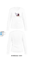 Monticello High School Cross Country 66273969 Women's Long Sleeve V-neck Shirt - 15