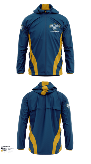 Windbreaker, Grandview Middle School Football, Football, Teamtime, Team time, sublimation, custom sports apparel, team uniforms, spirit wear, spiritwear, sports uniforms, custom shirts, team store, custom team store, fundraiser sports, apparel fundraiser