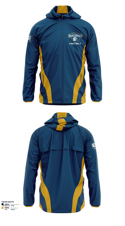 Grandview Middle School Football 56880825 Windbreaker - 1