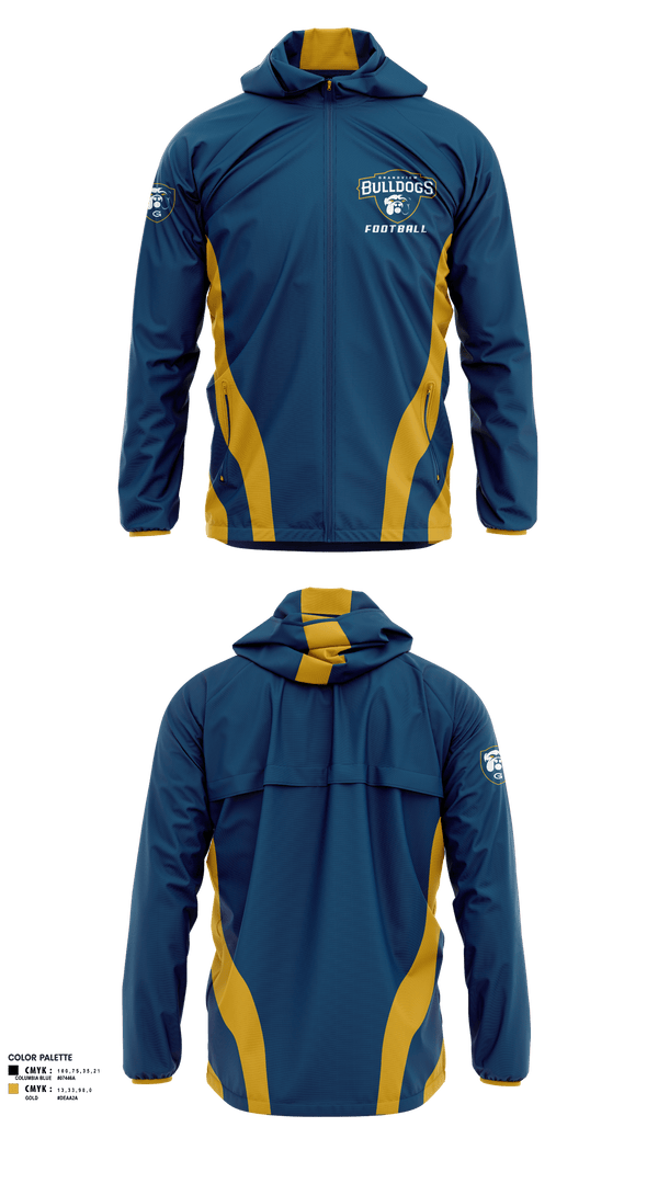 Windbreaker, Grandview Middle School Football, Football, Teamtime, Team time, sublimation, custom sports apparel, team uniforms, spirit wear, spiritwear, sports uniforms, custom shirts, team store, custom team store, fundraiser sports, apparel fundraiser