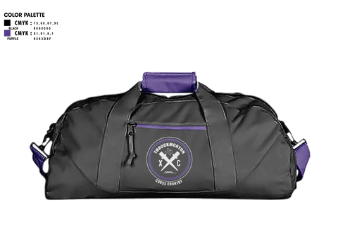 Duffle Bag, Throckmorton High School Track and Field, Track & Field, Teamtime, Team time, sublimation, custom sports apparel, team uniforms, spirit wear, spiritwear, sports uniforms, custom shirts, team store, custom team store, fundraiser sports, apparel fundraiser