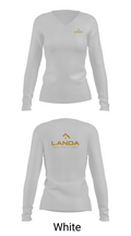 Landa Home Improvement 26427024 Women's Long Sleeve V-neck Shirt - 16