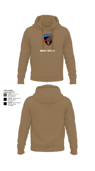 Hoodie, Bravo 1/78th FA, Army, Teamtime, Team time, sublimation, custom sports apparel, team uniforms, spirit wear, spiritwear, sports uniforms, custom shirts, team store, custom team store, fundraiser sports, apparel fundraiser