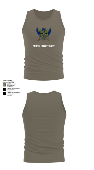 Tank Top, Pieper Legacy Loft, , Teamtime, Team time, sublimation, custom sports apparel, team uniforms, spirit wear, spiritwear, sports uniforms, custom shirts, team store, custom team store, fundraiser sports, apparel fundraiser