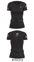 USAG Fort Hunter Liggett 63264859 Women's Short Sleeve V-neck Shirt - 4