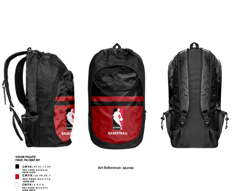 Gear Bag, Next Level Pro Am Basketball Association, Men's Basketball, Teamtime, Team time, sublimation, custom sports apparel, team uniforms, spirit wear, spiritwear, sports uniforms, custom shirts, team store, custom team store, fundraiser sports, apparel fundraiser