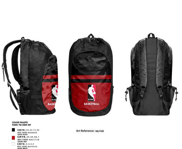 Gear Bag, Next Level Pro Am Basketball Association, Men's Basketball, Teamtime, Team time, sublimation, custom sports apparel, team uniforms, spirit wear, spiritwear, sports uniforms, custom shirts, team store, custom team store, fundraiser sports, apparel fundraiser