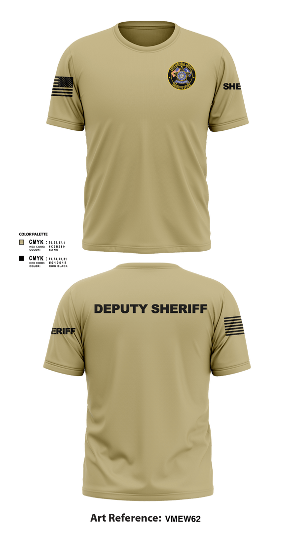 Short Sleeve Performance Shirt, Chesterfield County Sheriff Office, Police, Teamtime, Team time, sublimation, custom sports apparel, team uniforms, spirit wear, spiritwear, sports uniforms, custom shirts, team store, custom team store, fundraiser sports, apparel fundraiser