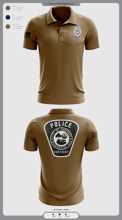 Hartford Police Department 37049516 Short Sleeve Performance Polo - 3