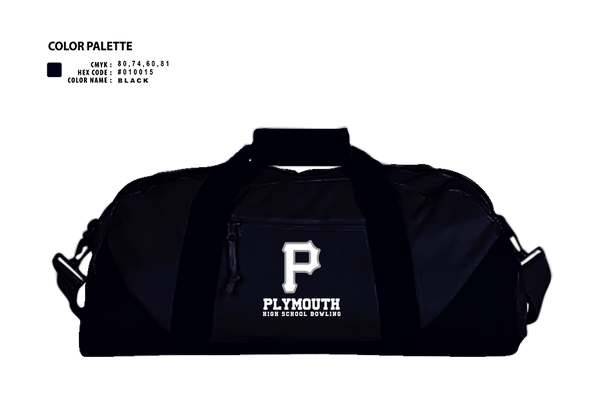 Duffle Bag, Plymouth Bowling, Bowling, Teamtime, Team time, sublimation, custom sports apparel, team uniforms, spirit wear, spiritwear, sports uniforms, custom shirts, team store, custom team store, fundraiser sports, apparel fundraiser