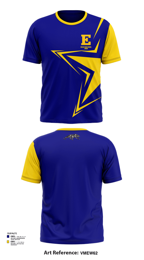 Short Sleeve Performance Shirt, Euclid High School Cheer, Cheer, Teamtime, Team time, sublimation, custom sports apparel, team uniforms, spirit wear, spiritwear, sports uniforms, custom shirts, team store, custom team store, fundraiser sports, apparel fundraiser
