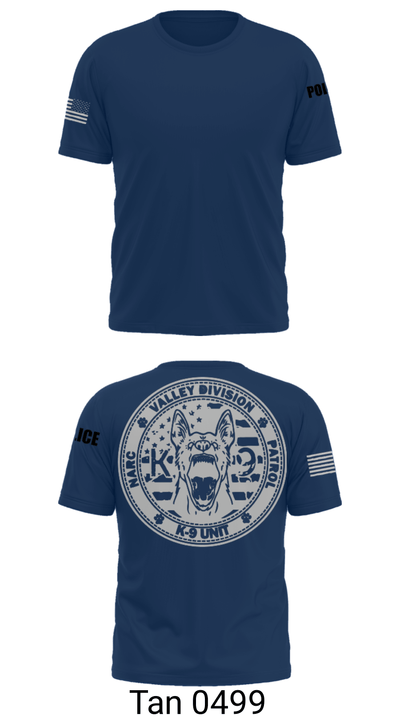 VALLEY K9 75951631 Old School Cotton Feel Shirt - 67
