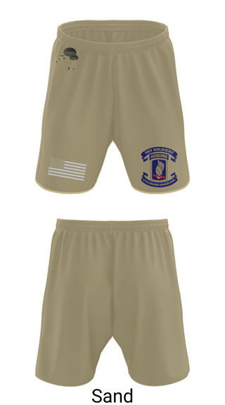 Athletic Shorts With Pockets, 173rd Airborne Division, Army, Teamtime, Team time, sublimation, custom sports apparel, team uniforms, spirit wear, spiritwear, sports uniforms, custom shirts, team store, custom team store, fundraiser sports, apparel fundraiser