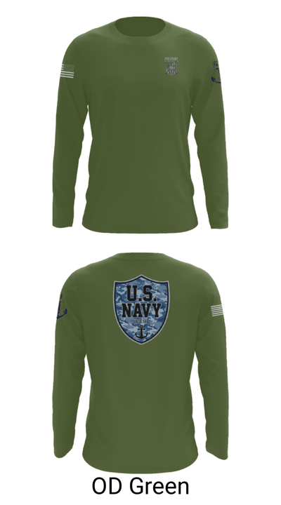 CVN 77 George HW Bus 94572783 Long Sleeve Performance Shirt - 26