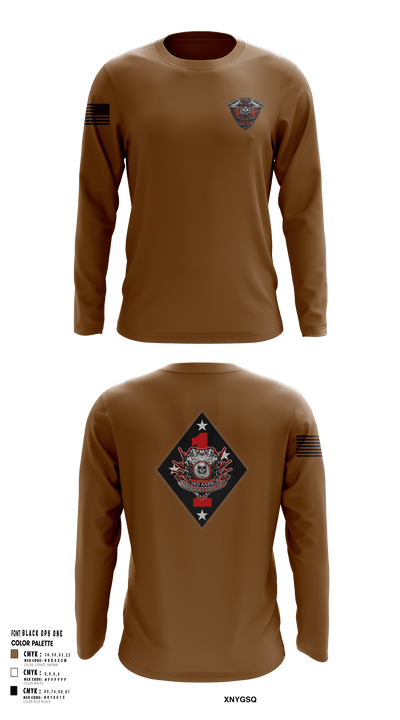 3rd AABN MTU 16742717 Long Sleeve Performance Shirt - 129