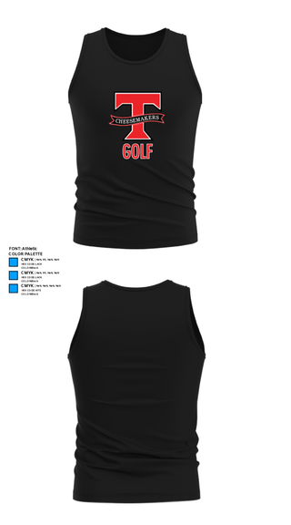 Tank Top, Tillamook High School Golf, Golf, Teamtime, Team time, sublimation, custom sports apparel, team uniforms, spirit wear, spiritwear, sports uniforms, custom shirts, team store, custom team store, fundraiser sports, apparel fundraiser