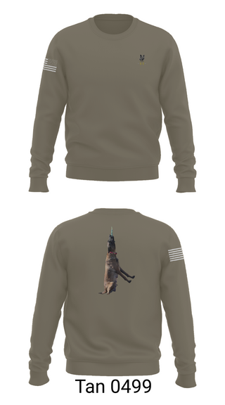 Crew Neck Sweatshirt, Mals K9, Army, Teamtime, Team time, sublimation, custom sports apparel, team uniforms, spirit wear, spiritwear, sports uniforms, custom shirts, team store, custom team store, fundraiser sports, apparel fundraiser