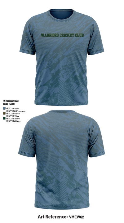 Warriors Cricket club 47422936 Short Sleeve Performance Shirt - 1
