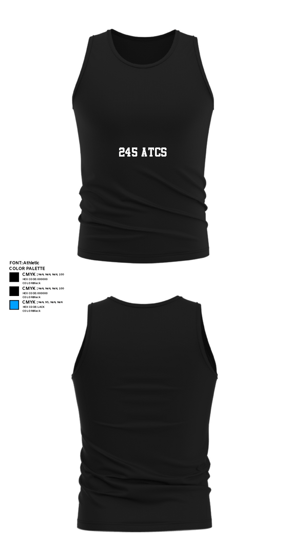 Tank Top, 245 ATCS, Air Force, Teamtime, Team time, sublimation, custom sports apparel, team uniforms, spirit wear, spiritwear, sports uniforms, custom shirts, team store, custom team store, fundraiser sports, apparel fundraiser