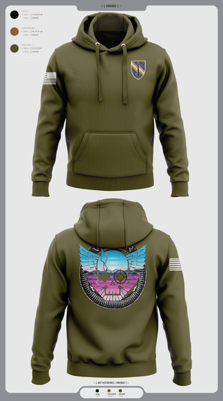Hoodie, VALOR CO. 5BN, 1SFAB, Army, Teamtime, Team time, sublimation, custom sports apparel, team uniforms, spirit wear, spiritwear, sports uniforms, custom shirts, team store, custom team store, fundraiser sports, apparel fundraiser