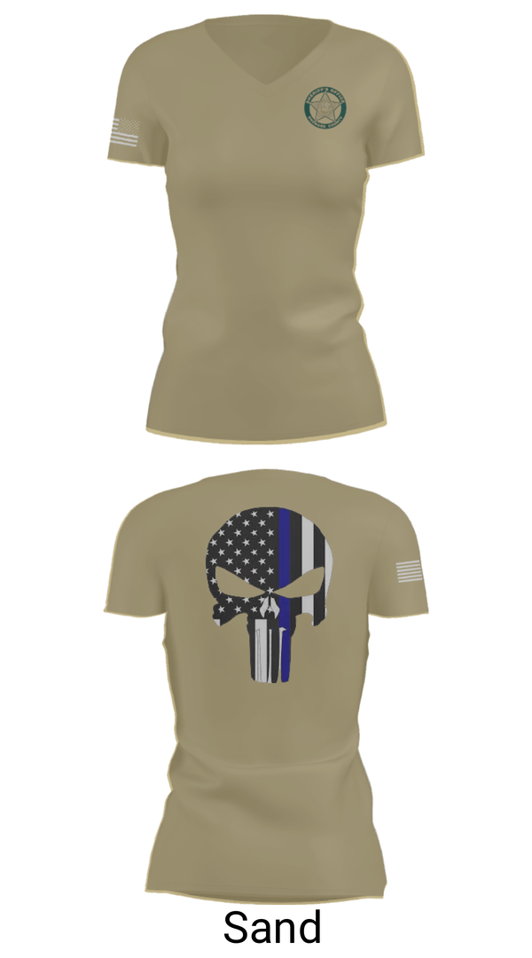 Women's Short Sleeve Vneck Shirt, BROWARD SHERIFF EXPLORERS, Police, Teamtime, Team time, sublimation, custom sports apparel, team uniforms, spirit wear, spiritwear, sports uniforms, custom shirts, team store, custom team store, fundraiser sports, apparel fundraiser