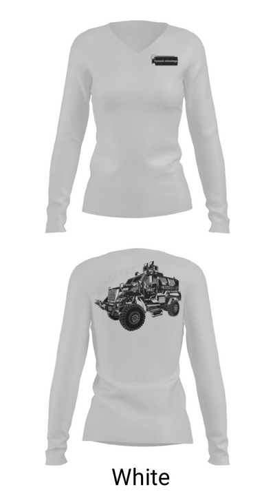 Dynamic Advantage LLC 49355651 Women's Long Sleeve V-neck Shirt - 16