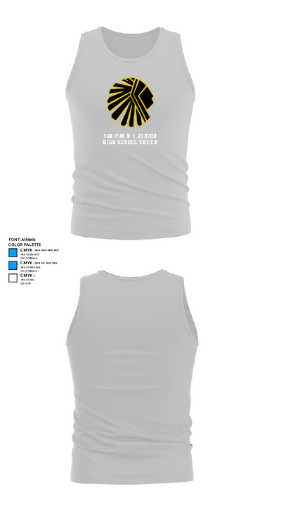 Van-Far R-1 Junior High School Cheer 76201029 Tank Top - 13