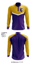 Manchester Middle School Cheer 8756881 Quarter Zip Jacket - 1