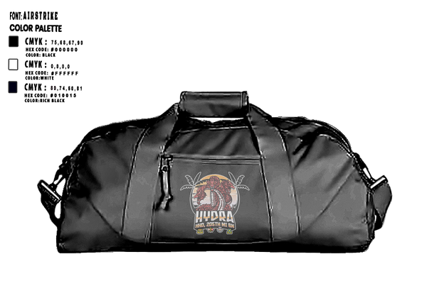 Duffle Bag, HHD 205th MI BN, Army, Teamtime, Team time, sublimation, custom sports apparel, team uniforms, spirit wear, spiritwear, sports uniforms, custom shirts, team store, custom team store, fundraiser sports, apparel fundraiser