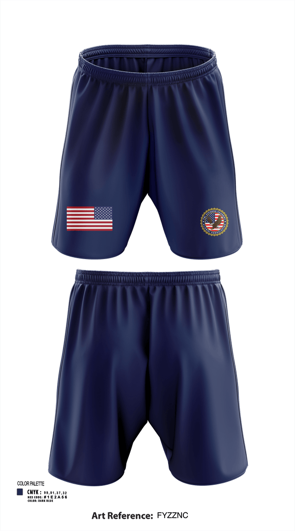 Athletic Shorts With Pockets, FBI Citizens Academy, , Teamtime, Team time, sublimation, custom sports apparel, team uniforms, spirit wear, spiritwear, sports uniforms, custom shirts, team store, custom team store, fundraiser sports, apparel fundraiser