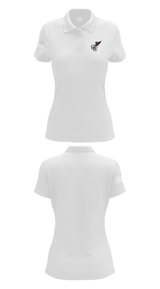 Women's Short Sleeve Performance Polo, Owen-Withee High School Football, Football, Teamtime, Team time, sublimation, custom sports apparel, team uniforms, spirit wear, spiritwear, sports uniforms, custom shirts, team store, custom team store, fundraiser sports, apparel fundraiser