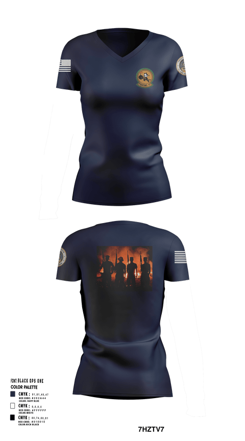 Women's Short Sleeve Vneck Shirt, Twin cities squadron, Navy, Teamtime, Team time, sublimation, custom sports apparel, team uniforms, spirit wear, spiritwear, sports uniforms, custom shirts, team store, custom team store, fundraiser sports, apparel fundraiser