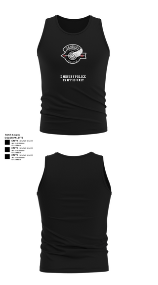 Tank Top, Danbury Police Traffic Unit, Police, Teamtime, Team time, sublimation, custom sports apparel, team uniforms, spirit wear, spiritwear, sports uniforms, custom shirts, team store, custom team store, fundraiser sports, apparel fundraiser
