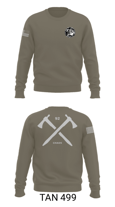 C Co 92nd CA 93661322 Crew Neck Sweatshirt - 12